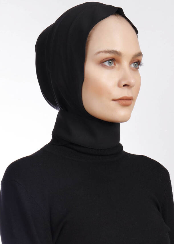 Krep Kumaş Fularlı Likralı Şal - 6