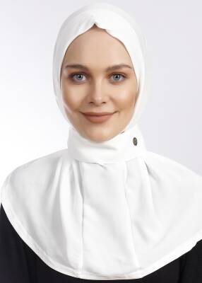 Krep Kumaş Fularlı Likralı Şal - 7