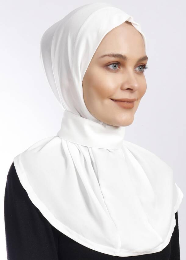 Krep Kumaş Fularlı Likralı Şal - 8