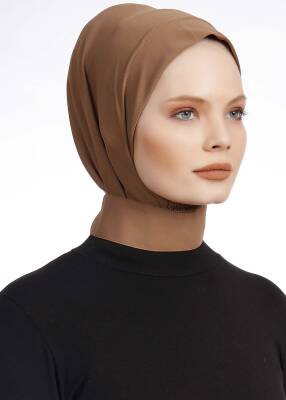 Krep Kumaş Fularlı Likralı Şal - 21