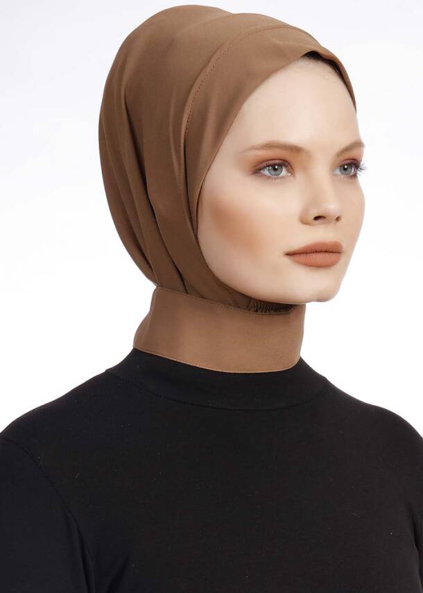 Krep Kumaş Fularlı Likralı Şal - 21