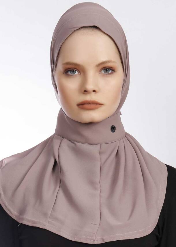 Krep Kumaş Fularlı Likralı Şal - 22