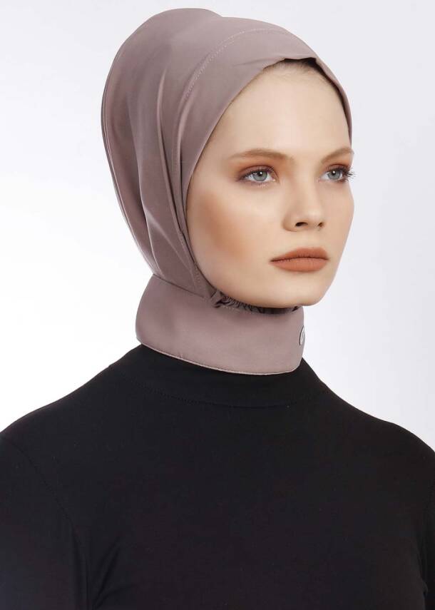 Krep Kumaş Fularlı Likralı Şal - 25