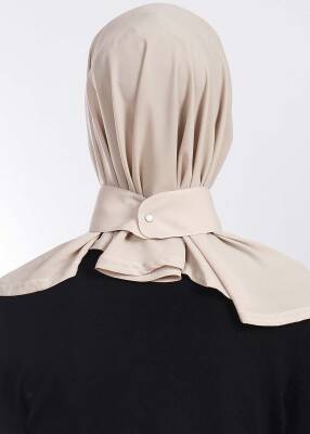 Krep Kumaş Fularlı Likralı Şal - 28