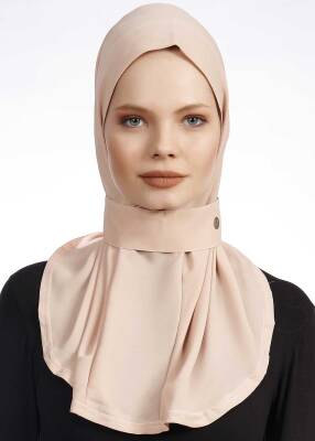 Krep Kumaş Fularlı Likralı Şal - 30