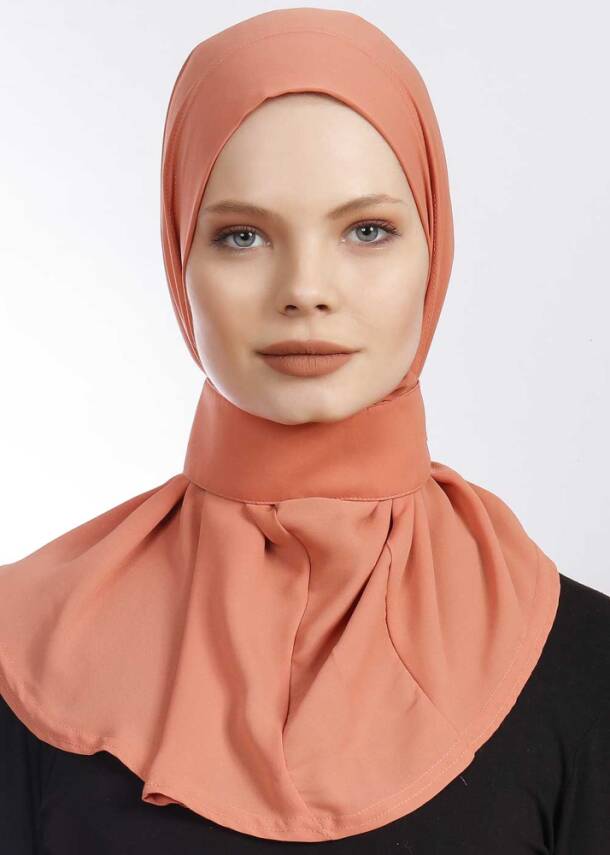 Krep Kumaş Fularlı Likralı Şal - 37