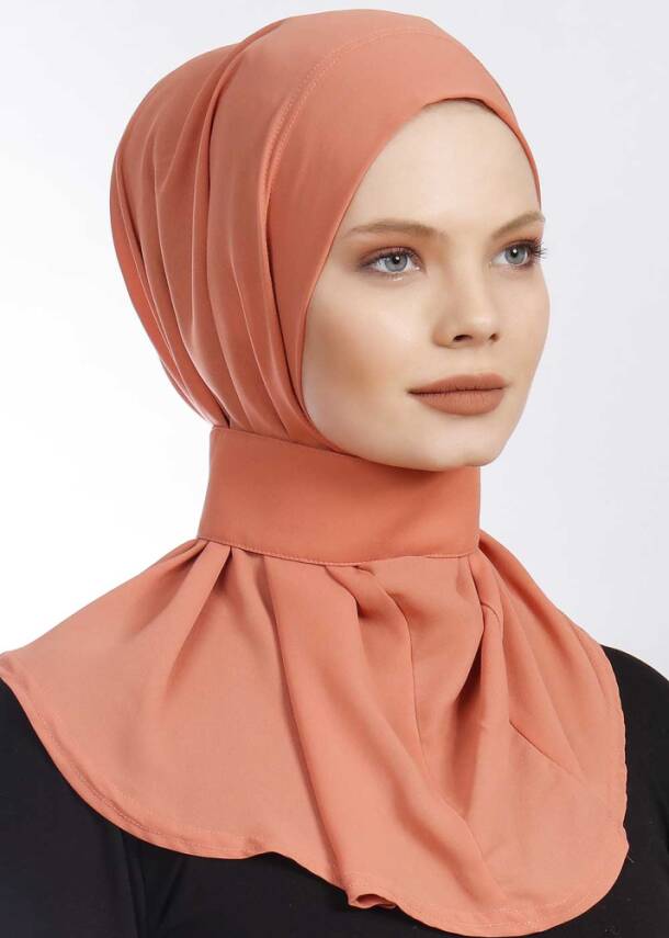 Krep Kumaş Fularlı Likralı Şal - 38