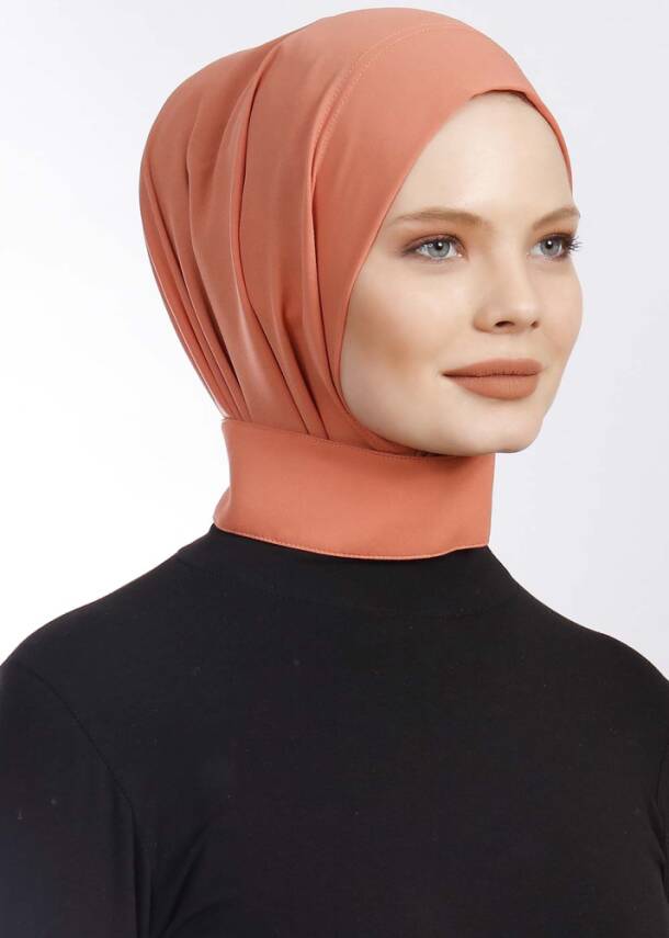 Krep Kumaş Fularlı Likralı Şal - 40