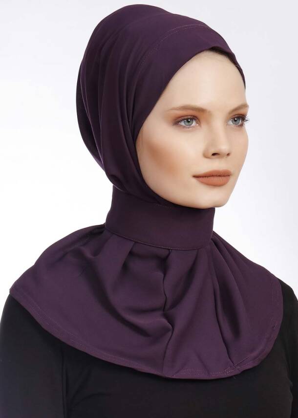 Krep Kumaş Fularlı Likralı Şal - 43