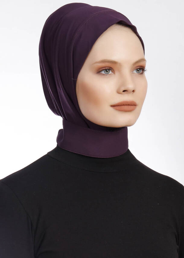 Krep Kumaş Fularlı Likralı Şal - 45