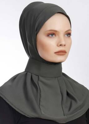 Krep Kumaş Fularlı Likralı Şal - 47