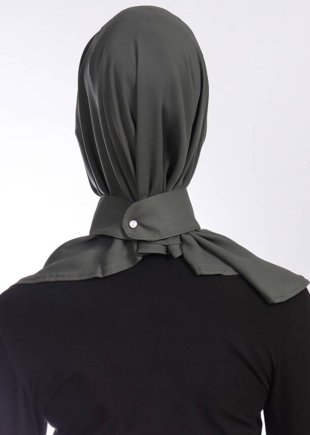 Krep Kumaş Fularlı Likralı Şal - 48