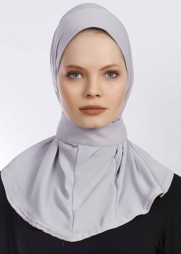 Krep Kumaş Fularlı Likralı Şal - 49