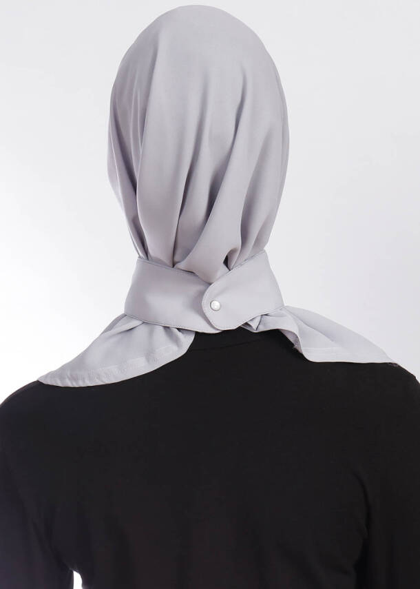 Krep Kumaş Fularlı Likralı Şal - 51