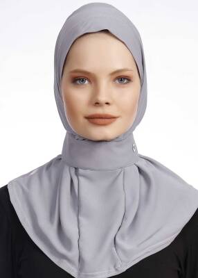 Krep Kumaş Fularlı Likralı Şal - 53