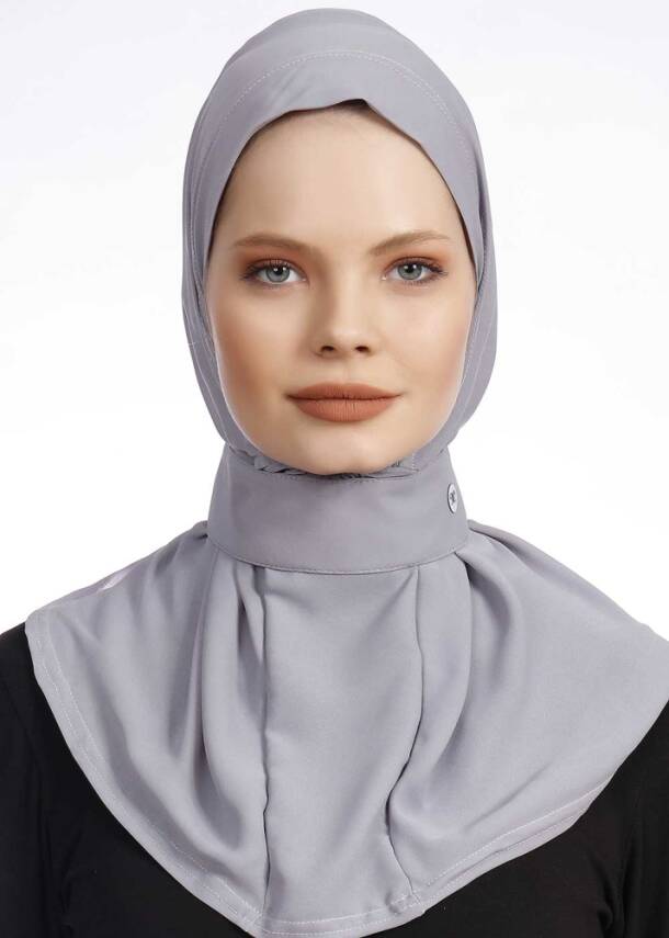 Krep Kumaş Fularlı Likralı Şal - 53