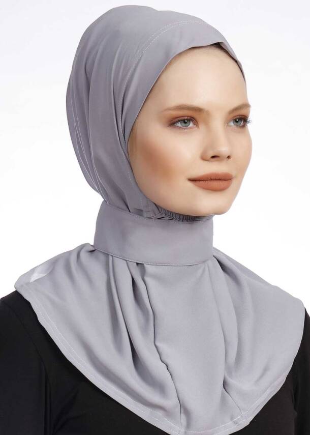 Krep Kumaş Fularlı Likralı Şal - 54