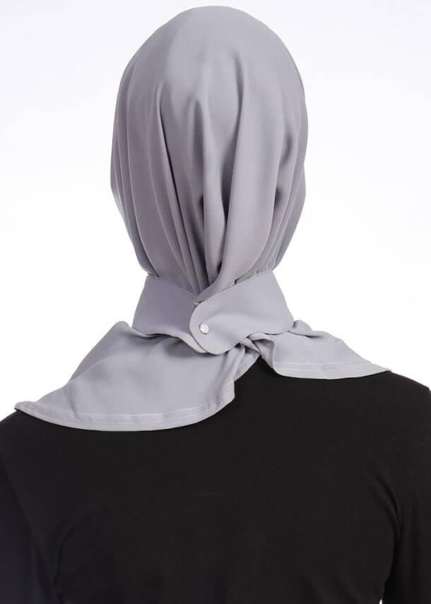 Krep Kumaş Fularlı Likralı Şal - 55