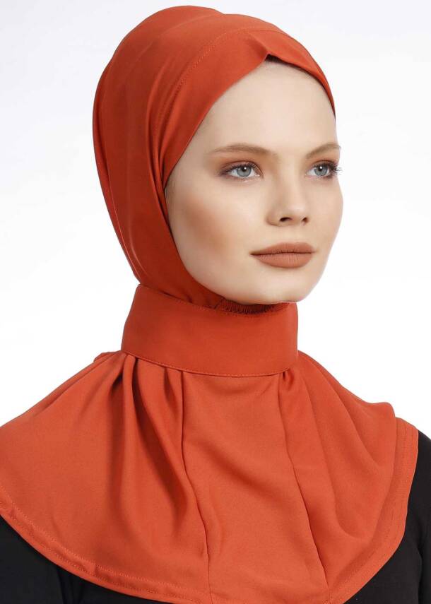 Krep Kumaş Fularlı Likralı Şal - 62