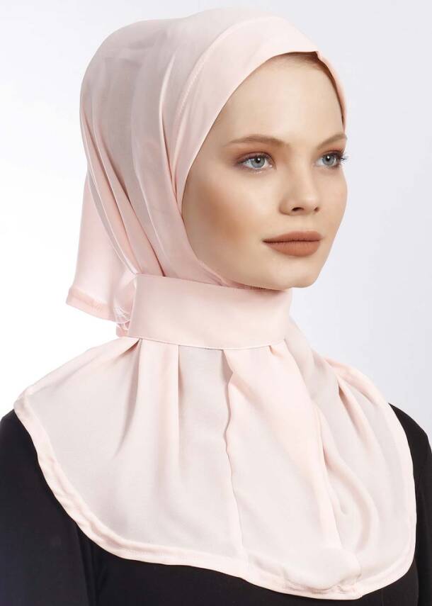 Krep Kumaş Fularlı Likralı Şal - 66