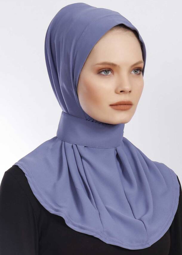 Krep Kumaş Fularlı Likralı Şal - 70