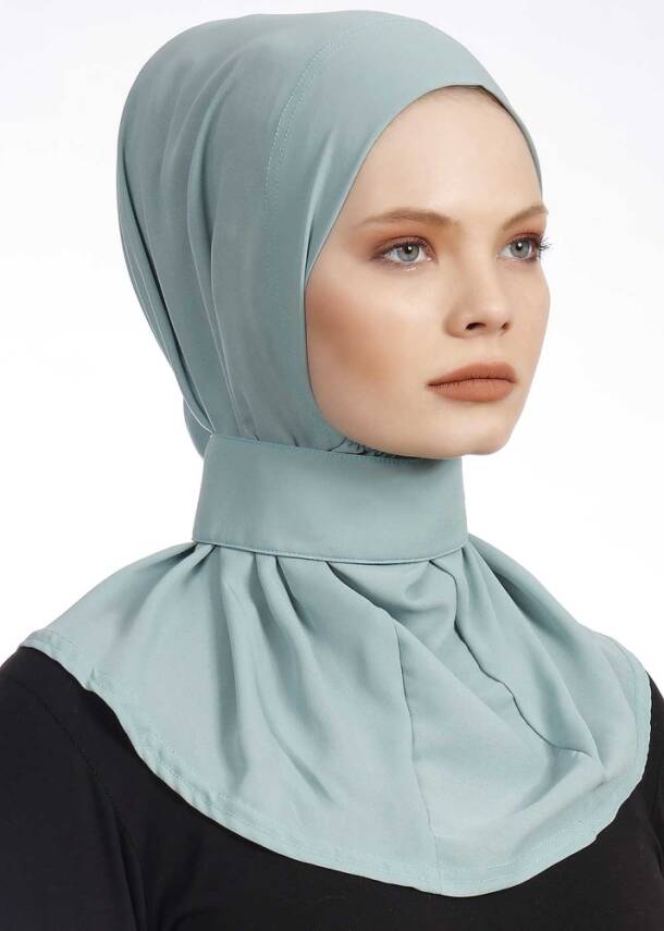 Krep Kumaş Fularlı Likralı Şal - 74