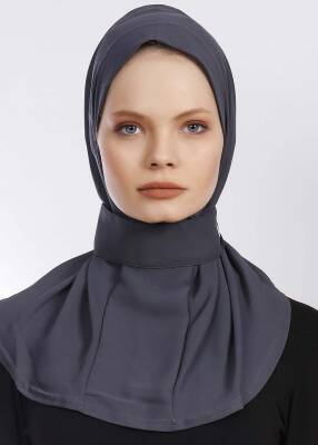 Krep Kumaş Fularlı Likralı Şal - 81