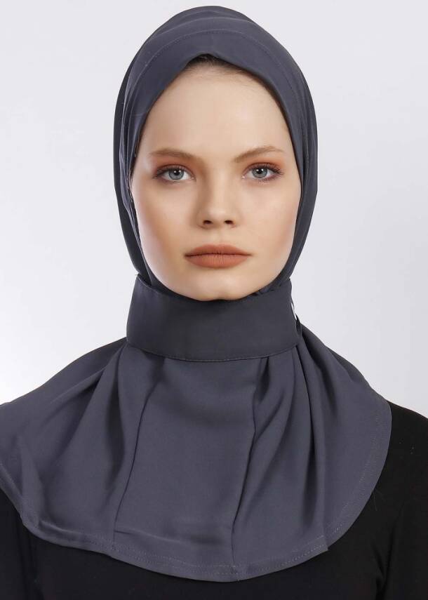 Krep Kumaş Fularlı Likralı Şal - 81