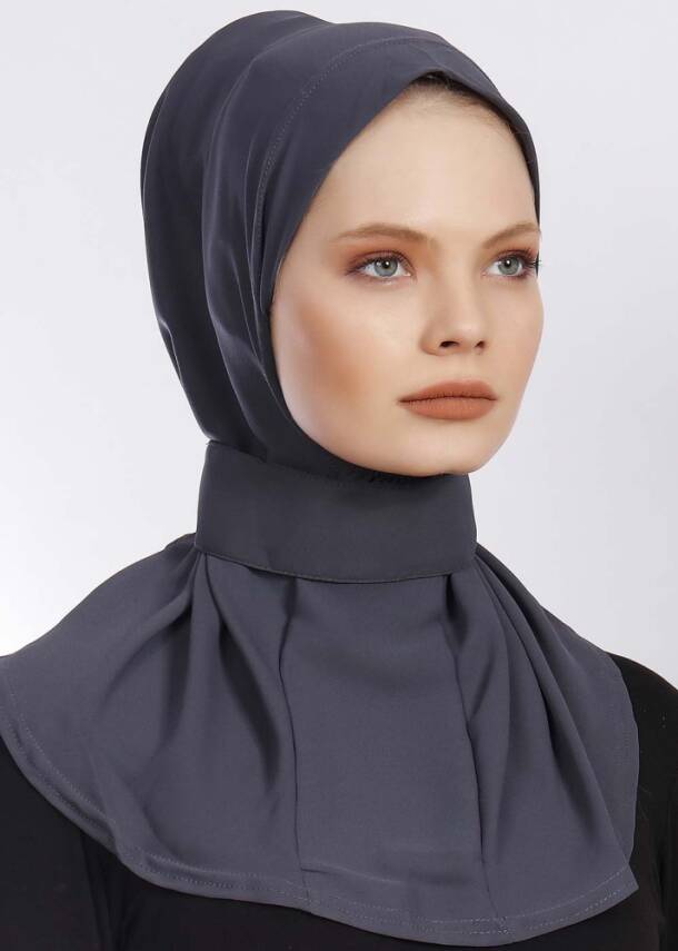 Krep Kumaş Fularlı Likralı Şal - 82