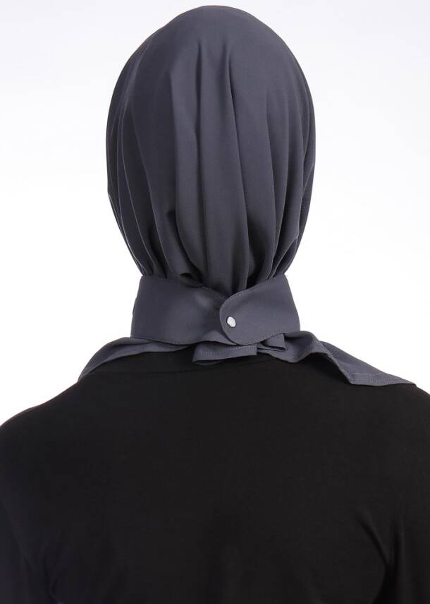 Krep Kumaş Fularlı Likralı Şal - 83