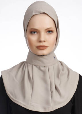 Krep Kumaş Fularlı Likralı Şal - 85