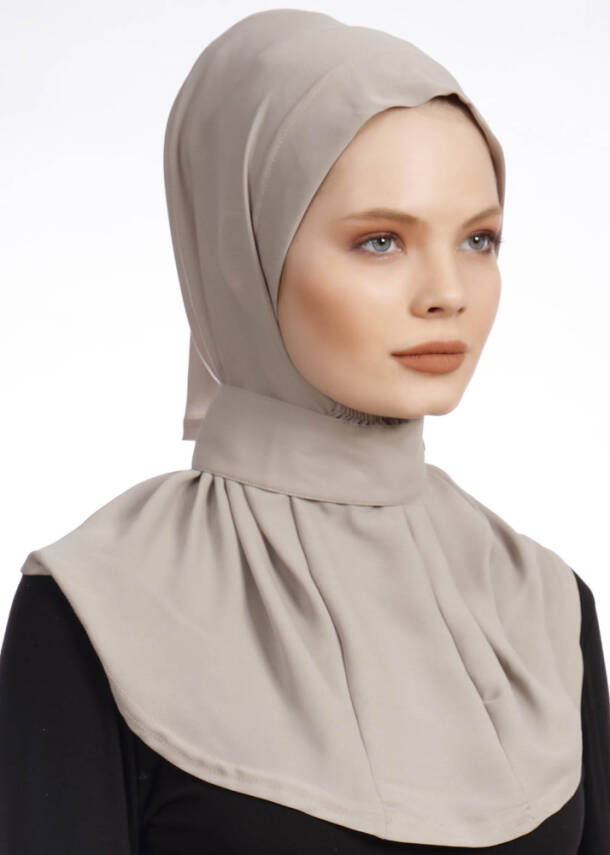 Krep Kumaş Fularlı Likralı Şal - 86