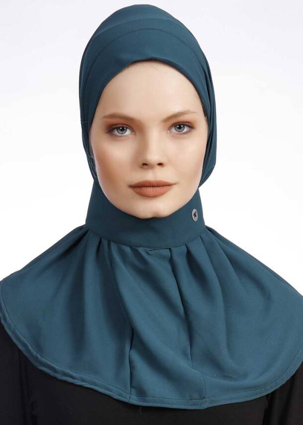 Krep Kumaş Fularlı Likralı Şal - 99