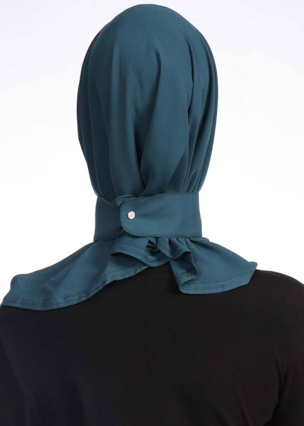 Krep Kumaş Fularlı Likralı Şal - 100