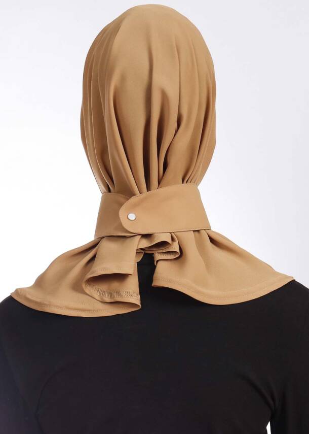 Krep Kumaş Fularlı Likralı Şal - 103