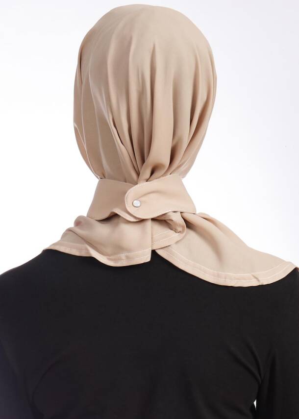 Krep Kumaş Fularlı Likralı Şal - 107