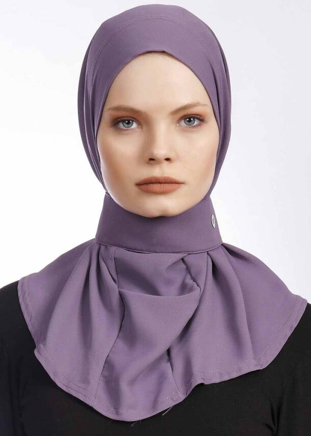 Krep Kumaş Fularlı Likralı Şal - 113