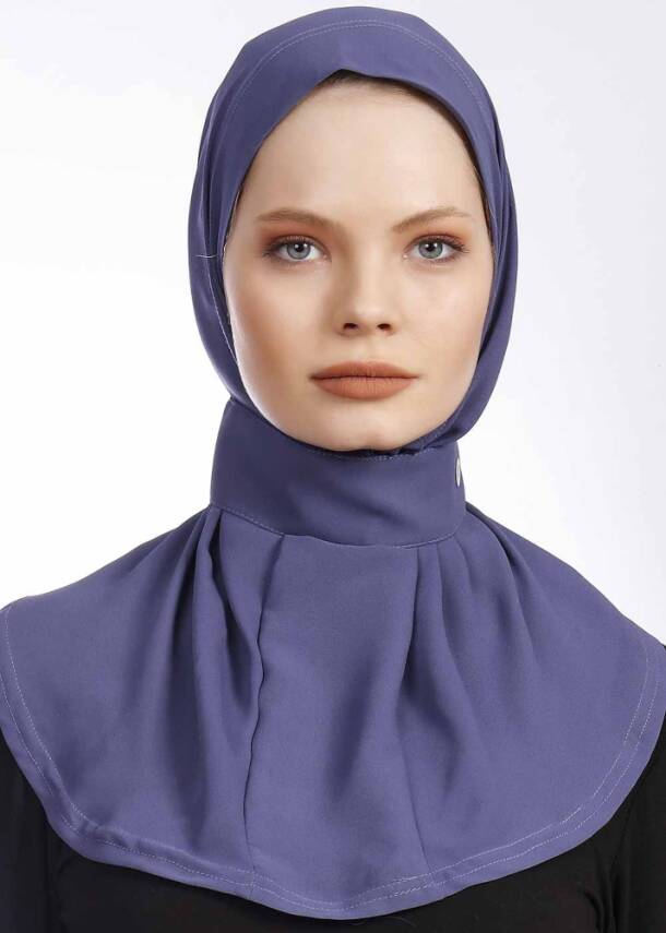 Krep Kumaş Fularlı Likralı Şal - 117