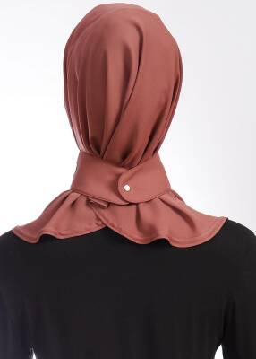 Krep Kumaş Fularlı Likralı Şal - 123