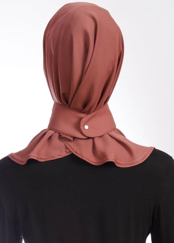 Krep Kumaş Fularlı Likralı Şal - 123