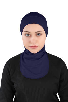 Küçük Hijab Boyunlu Hazır Esnek Sporcu Bone - 8