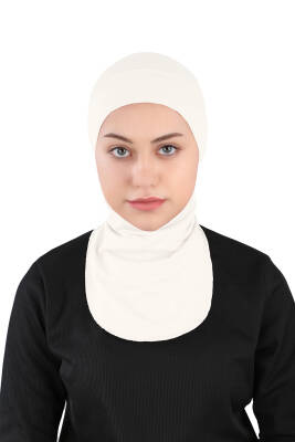 Küçük Hijab Boyunlu Hazır Esnek Sporcu Bone - 11