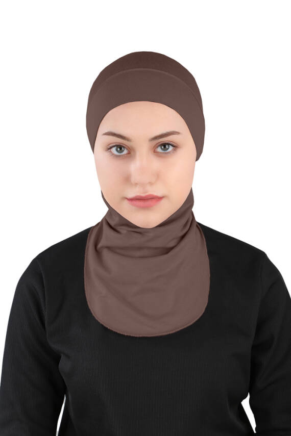 Küçük Hijab Boyunlu Hazır Esnek Sporcu Bone - 17