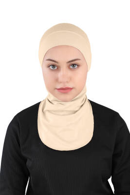 Küçük Hijab Boyunlu Hazır Esnek Sporcu Bone - 26