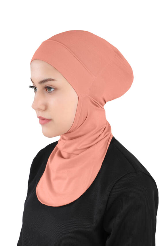 Küçük Hijab Boyunlu Hazır Esnek Sporcu Bone - 39