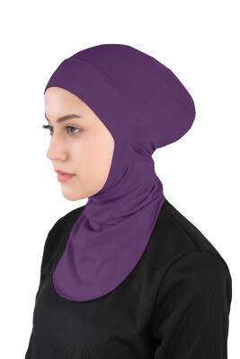Küçük Hijab Boyunlu Hazır Esnek Sporcu Bone - 45