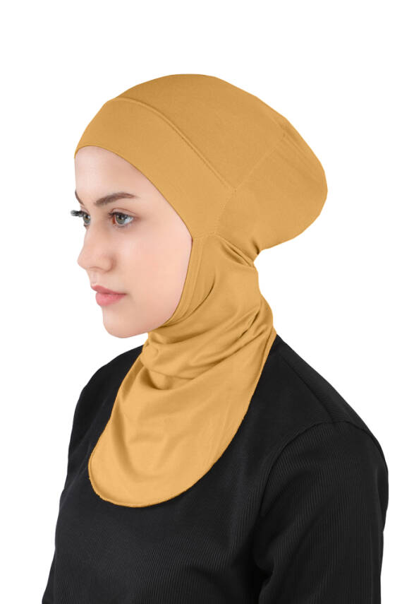 Küçük Hijab Boyunlu Hazır Esnek Sporcu Bone - 48