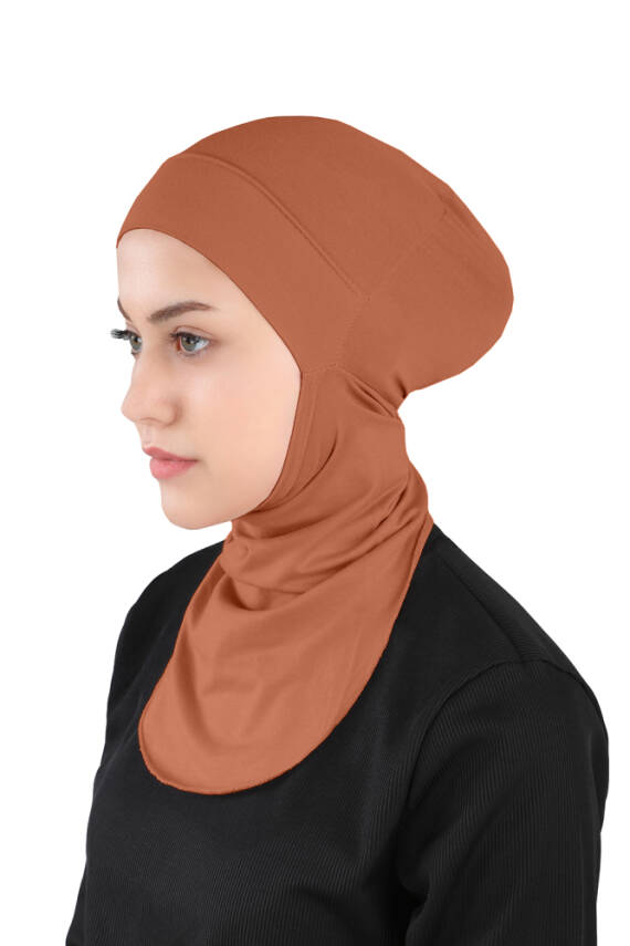 Küçük Hijab Boyunlu Hazır Esnek Sporcu Bone - 66