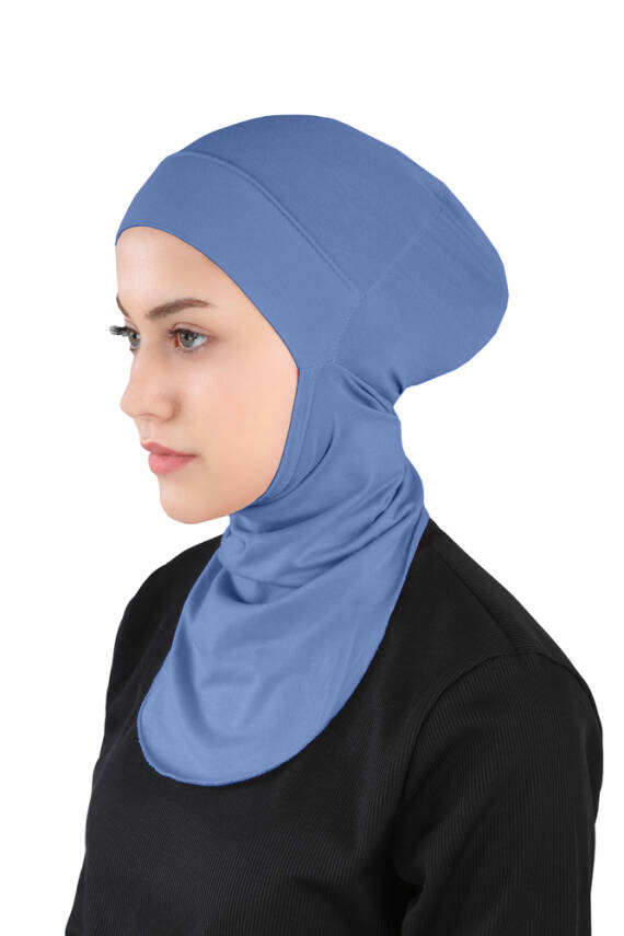 Küçük Hijab Boyunlu Hazır Esnek Sporcu Bone - 75