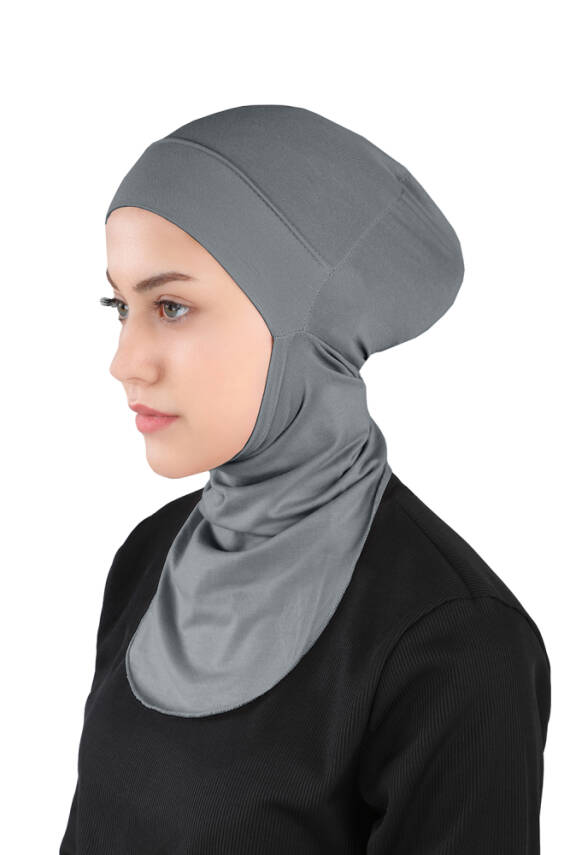 Küçük Hijab Boyunlu Hazır Esnek Sporcu Bone - 78